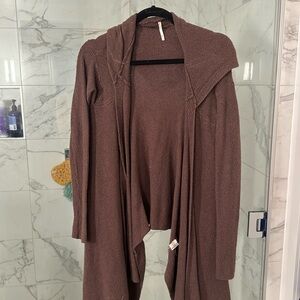 Free people long sweater jacket
